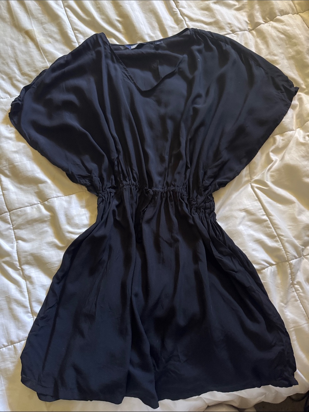 Lands' End Black Swim Coverup